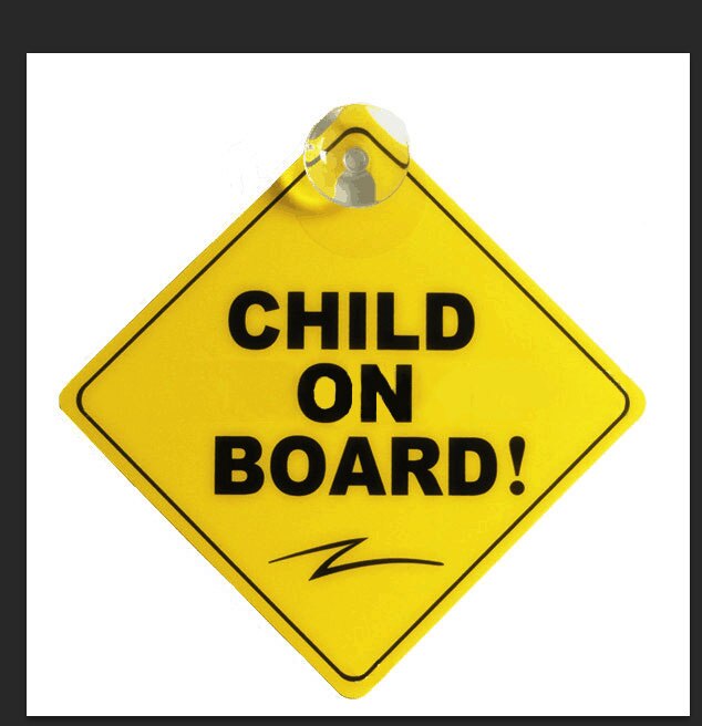 Baby on Board Decal Child Safety